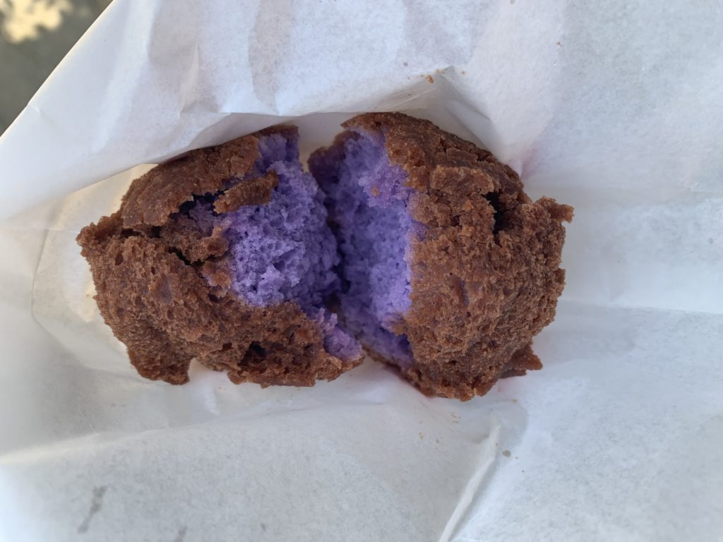 なかゆくい商店紅芋ぱんびん(紅芋サーターアンダギー)