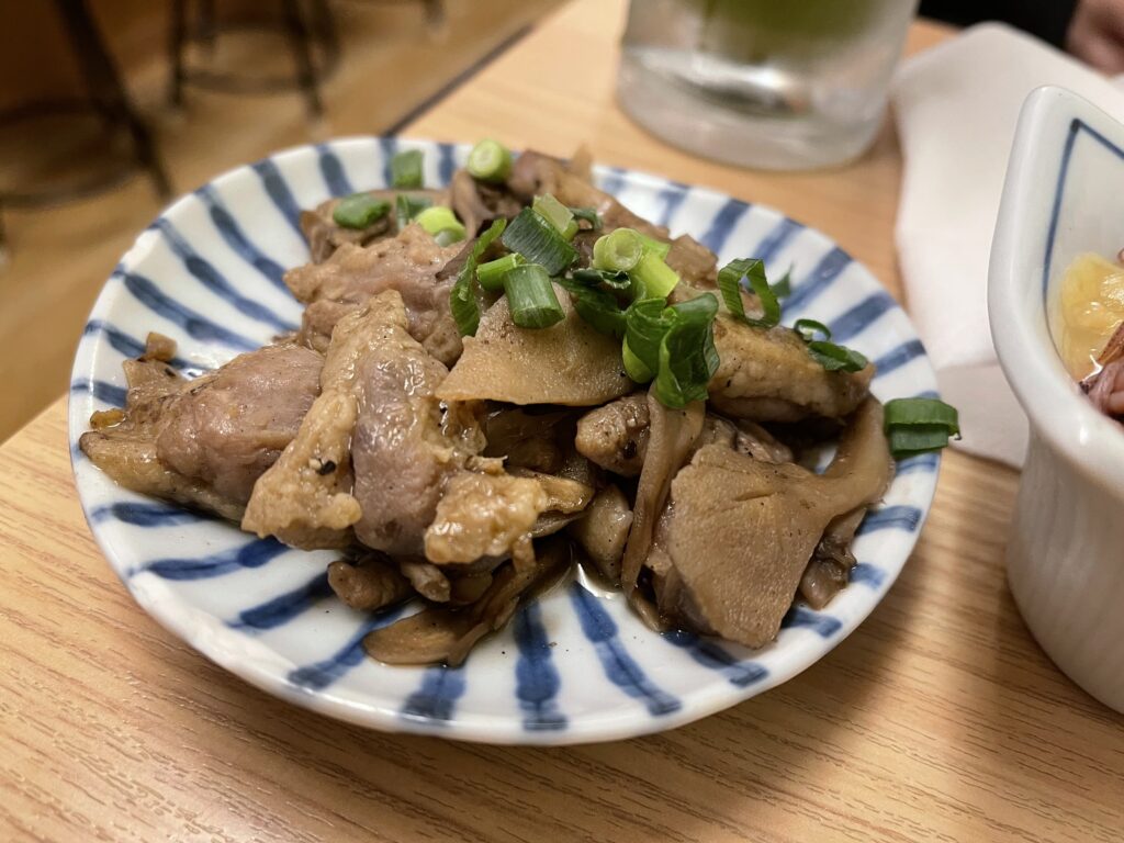 鴨肉の山賊焼き 250円