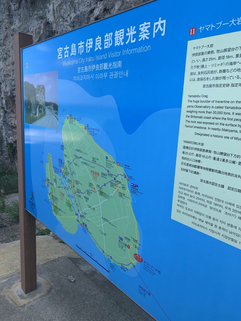 伊良部島案内図