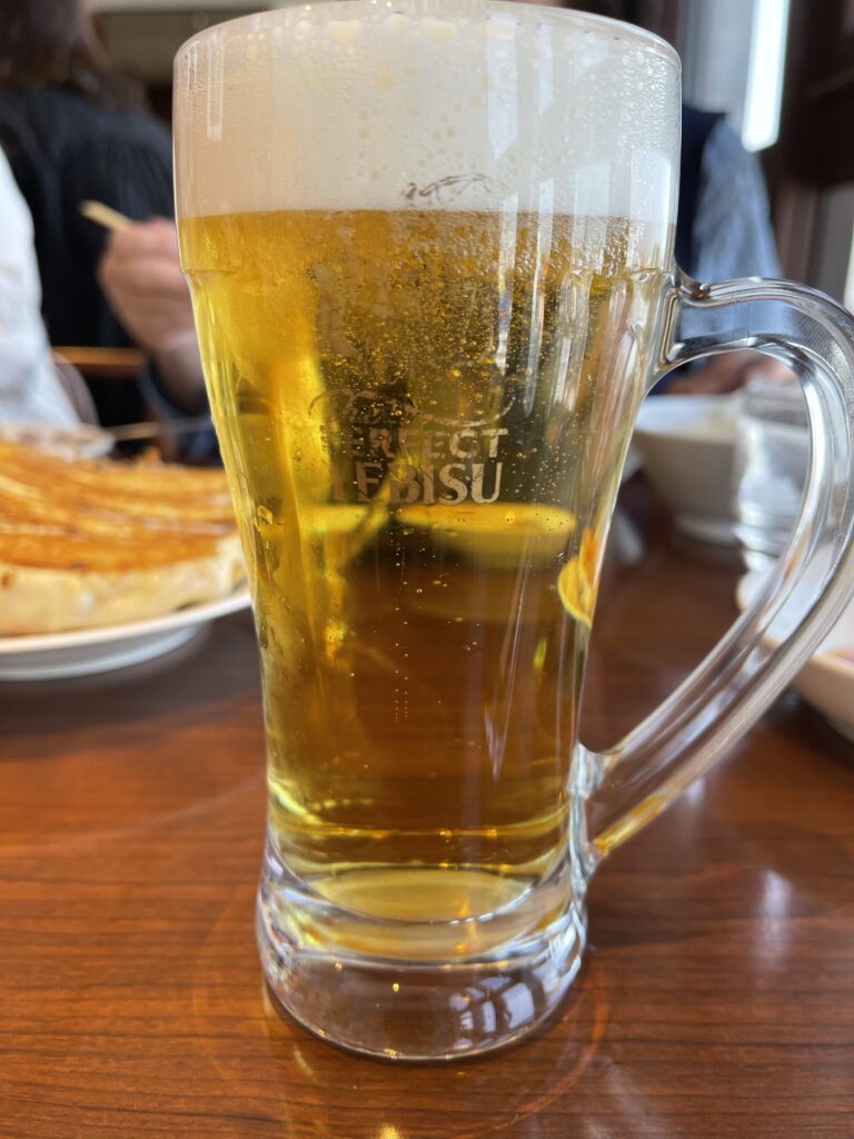 生ビールエビス　750円
