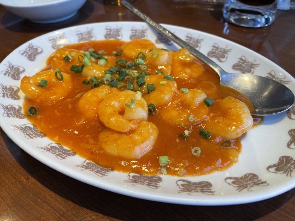 エビのチリソース　1,280円