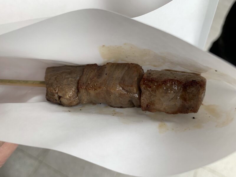 能登牛ロース串　1,000円