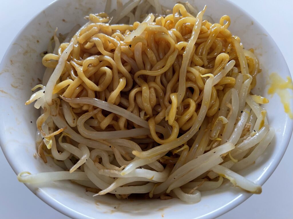 もやしが超絶うまいませぞばニンニクしょうゆ味