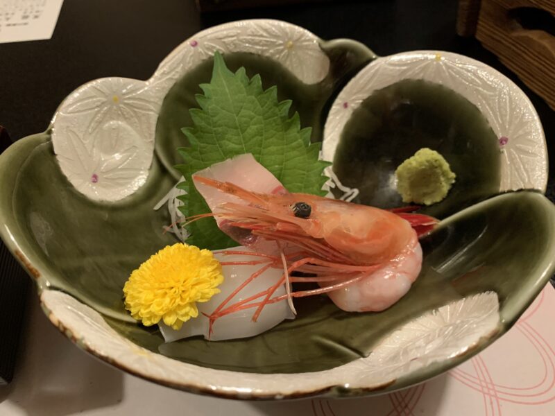 日本海の幸三種盛り