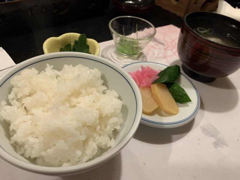 能登こしひかり　香の物　田舎味噌仕立て