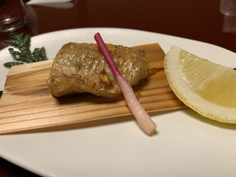 のどぐろ塩焼き