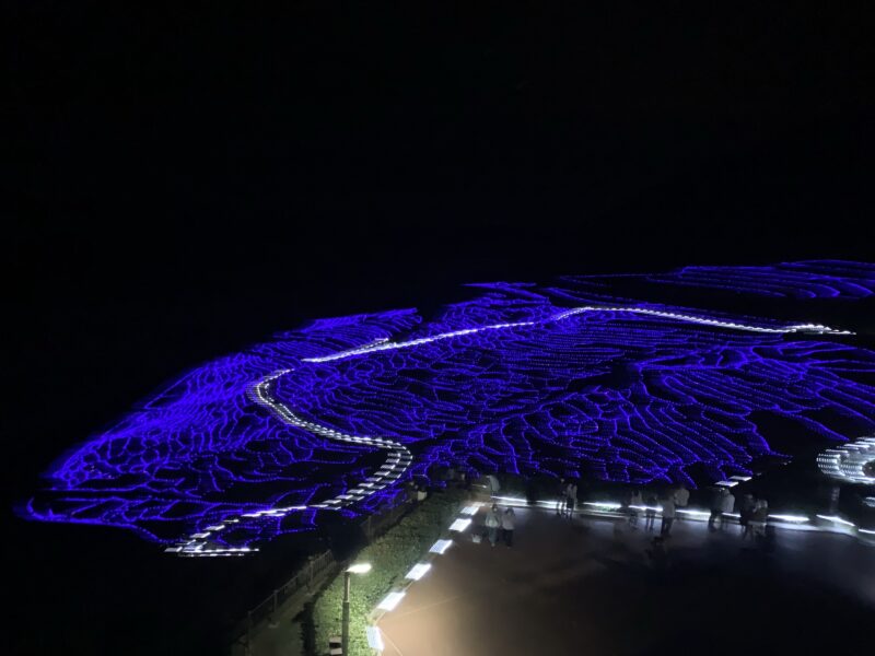 世界農業遺産の白米千枚田