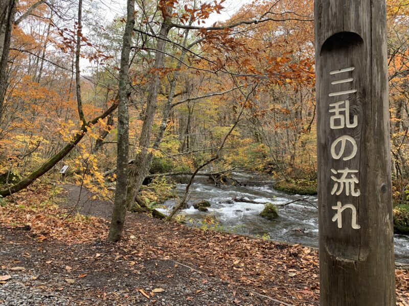 奥入瀬渓流三乱の流れ