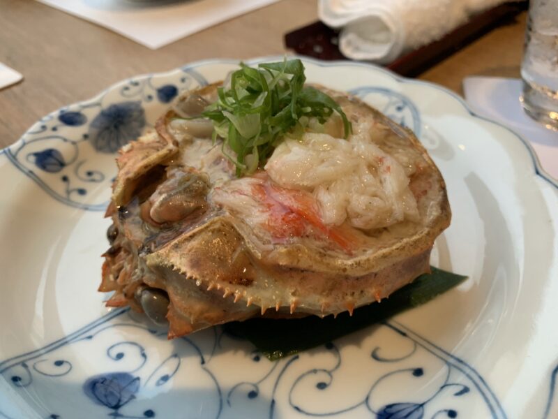 佐渡 紅ずわい蟹甲羅焼