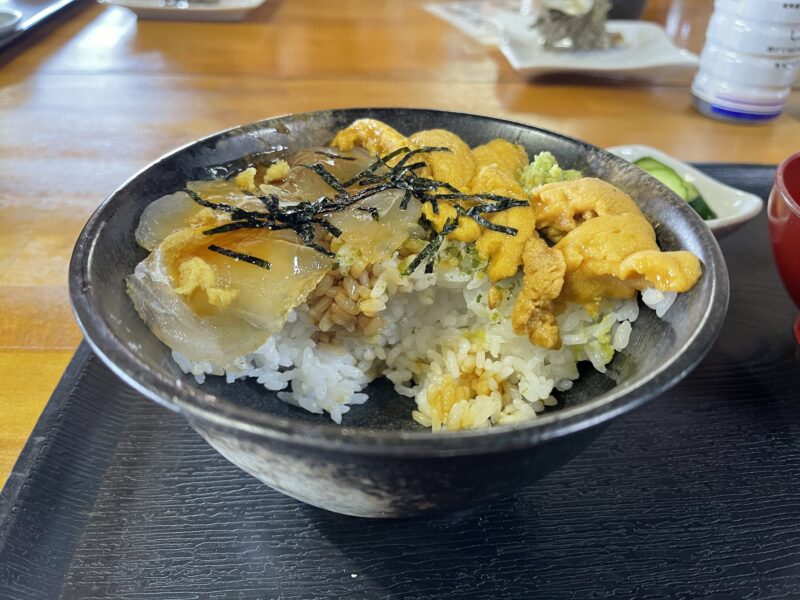 生ウニ・平目ヅケ丼