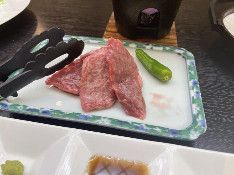 深浦黒毛和牛のジンギスカン鍋ステーキ