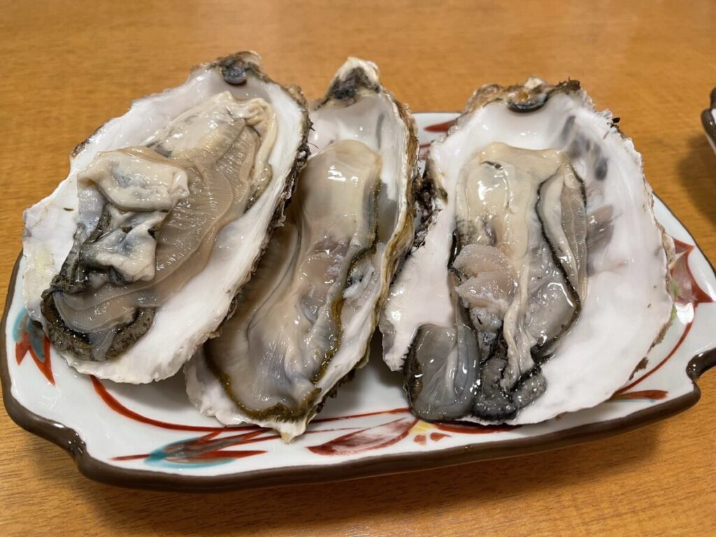 生かき３個付き 1,100円