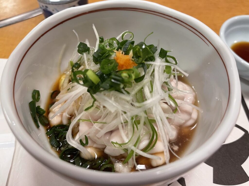 鱈白子ポン酢 1,300円