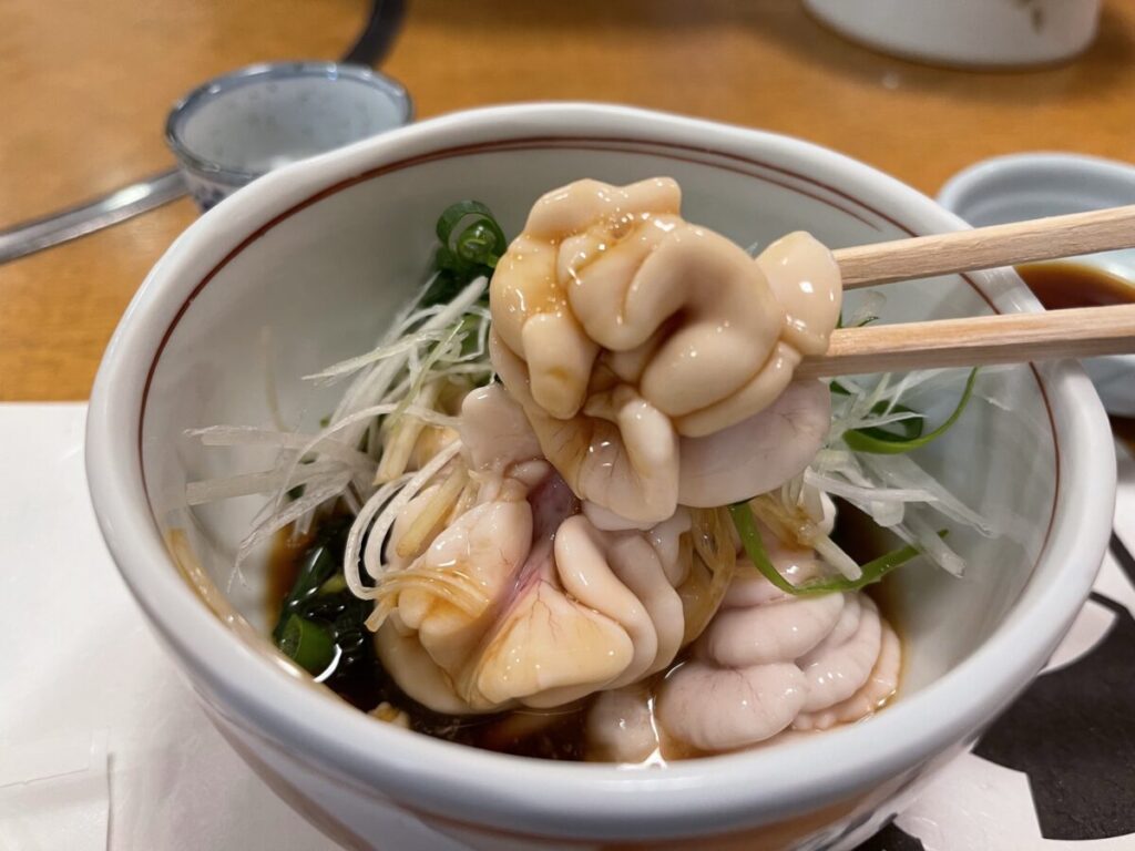 鱈白子ポン酢 1,300円