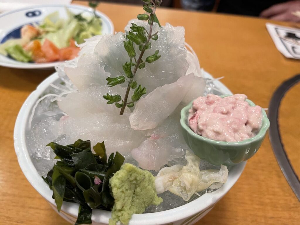 皮はぎ刺身 2,400円