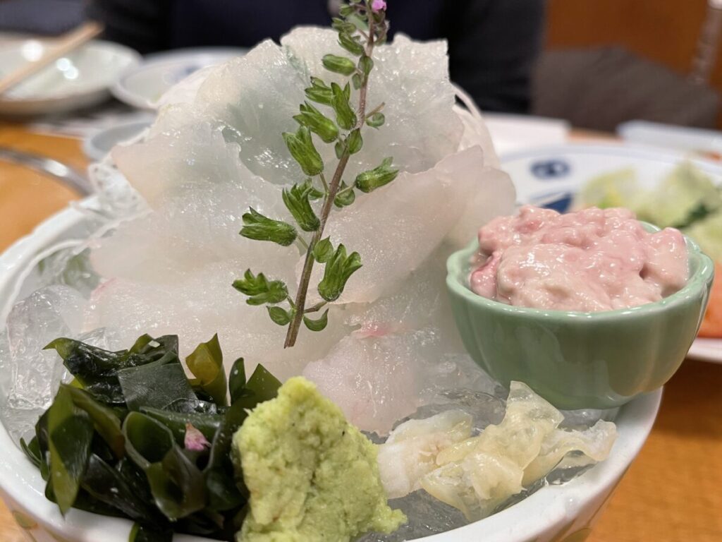 皮はぎ刺身 2,400円