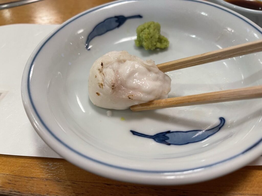 とらふぐの白子焼き 3,300円