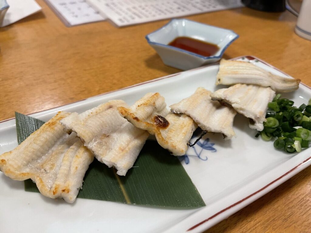 江戸前穴子白焼 1,200円