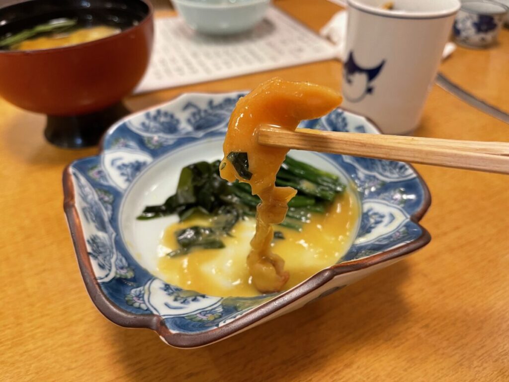 青柳ぬた 1,000円