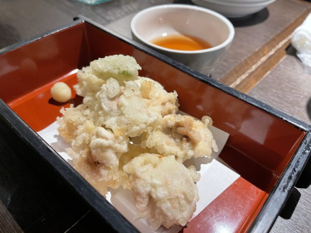 たら白子天ぷら