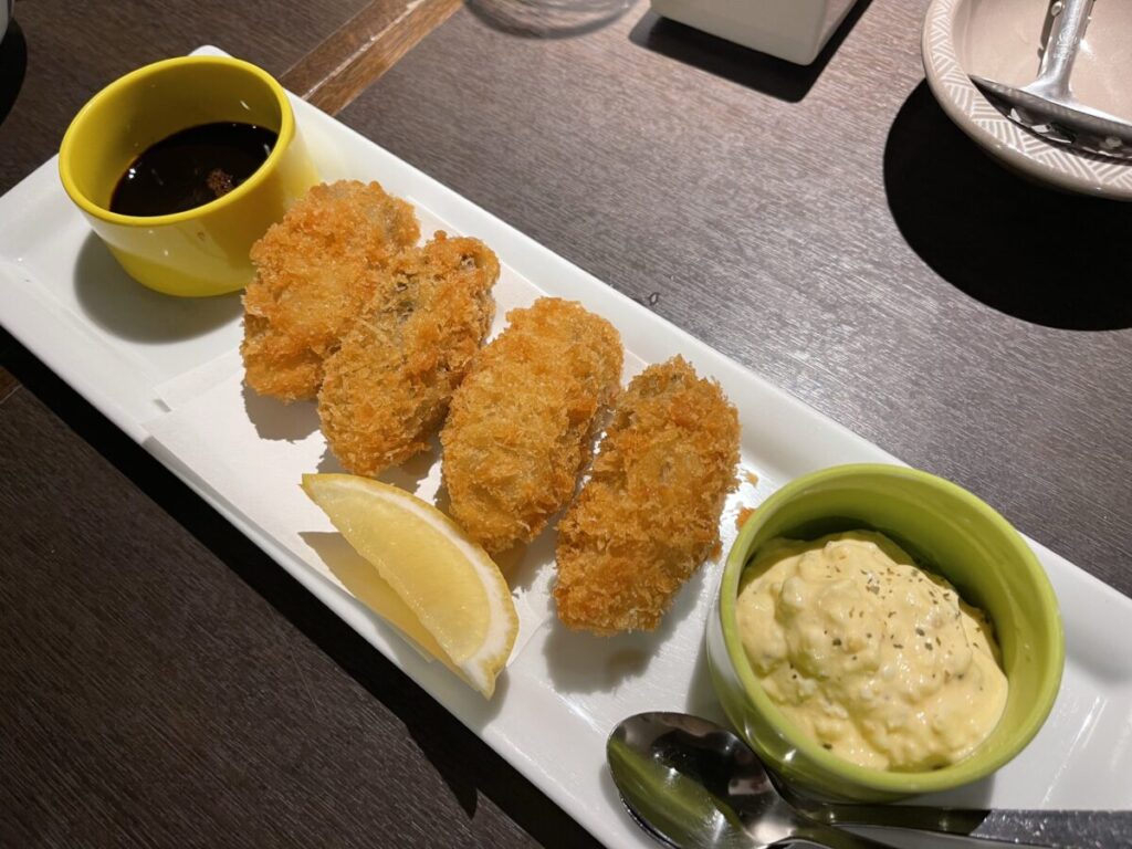 手作り大粒かきフライ