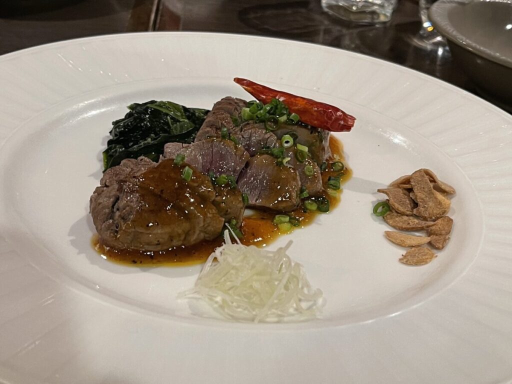 牛フィレの極上ステーキ