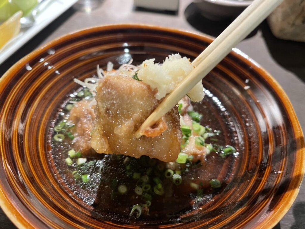 もち豚の角煮 揚げ出し風