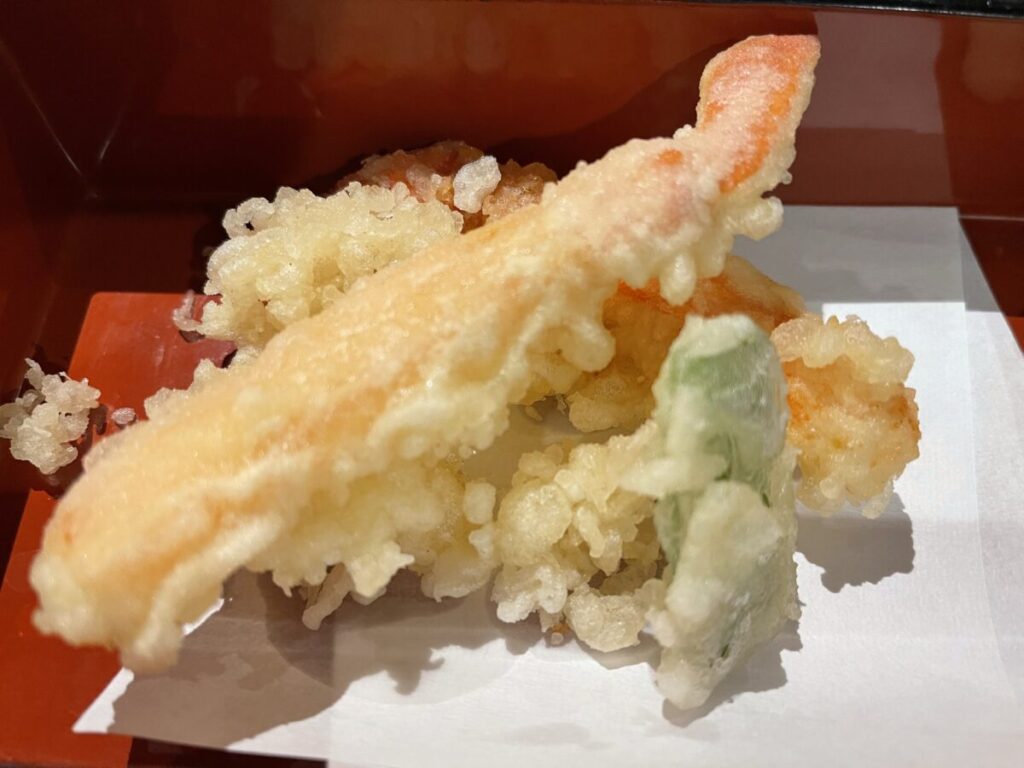 ずわい蟹の天ぷら