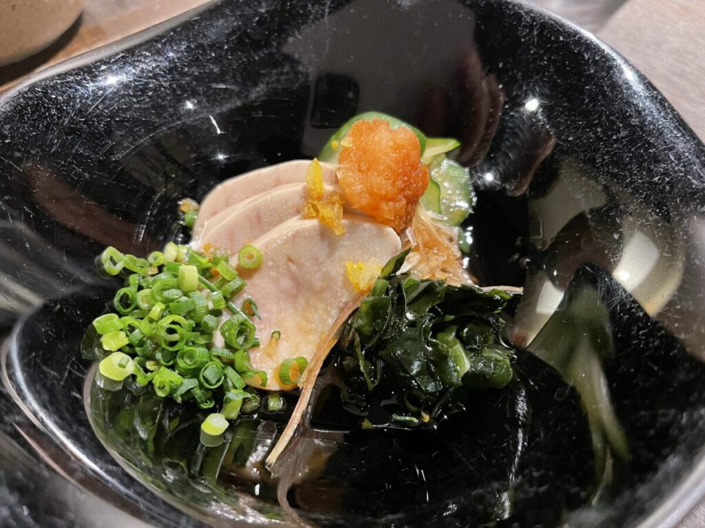 ふぐ白子ポン酢