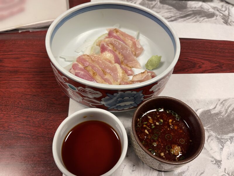 さつま地鶏のたたき 1,078円