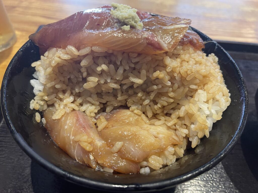 カンパチづけ丼W 1,100円