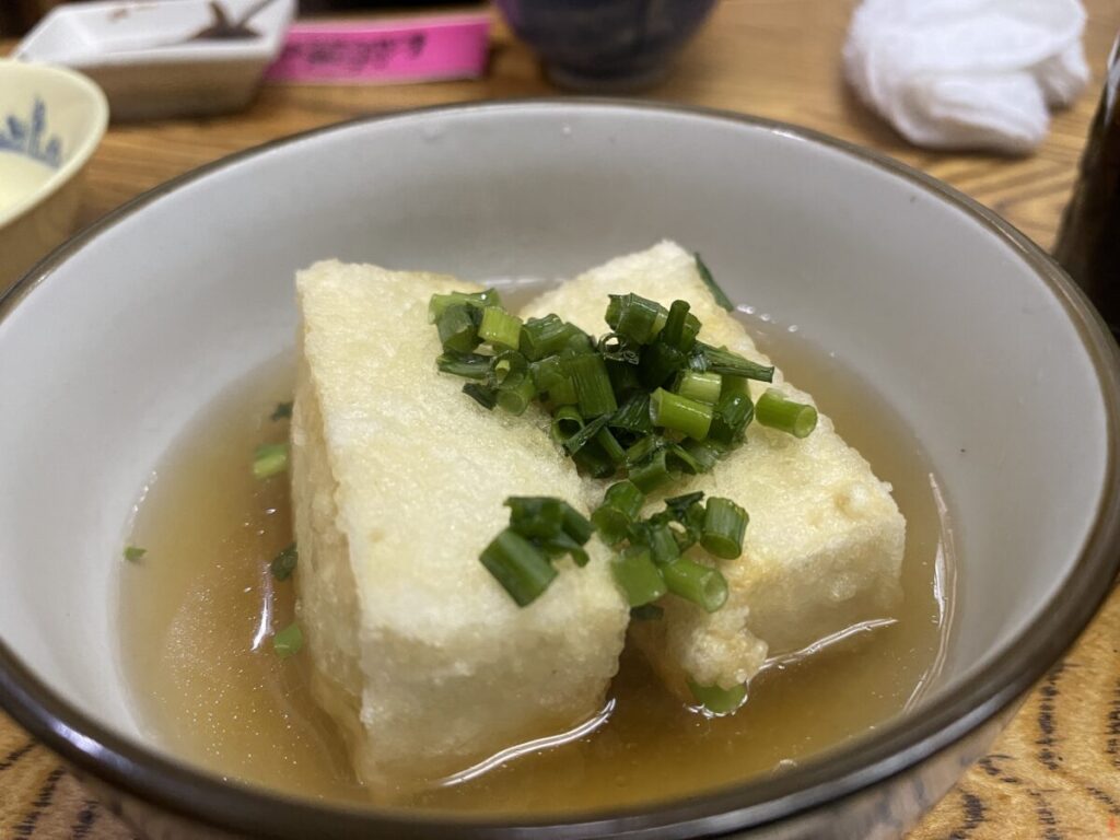 揚げ出し豆腐 350円