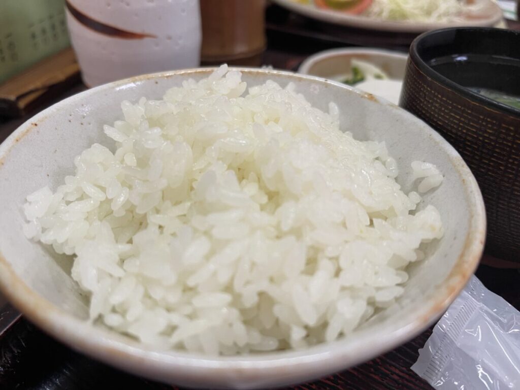 ごはんおかわりできます