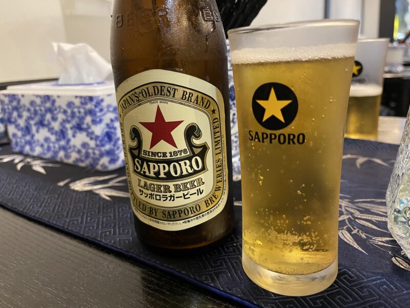 瓶ビール赤星 600円
