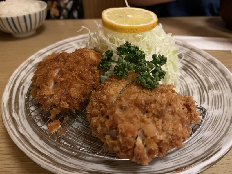 六白黒豚ヒレランチ1,360円
