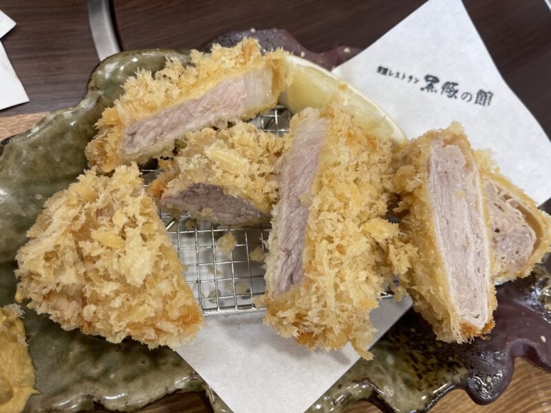 黒豚三味かつ定食