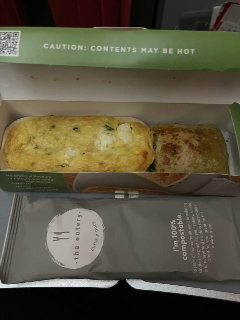 All-day quiche and roll