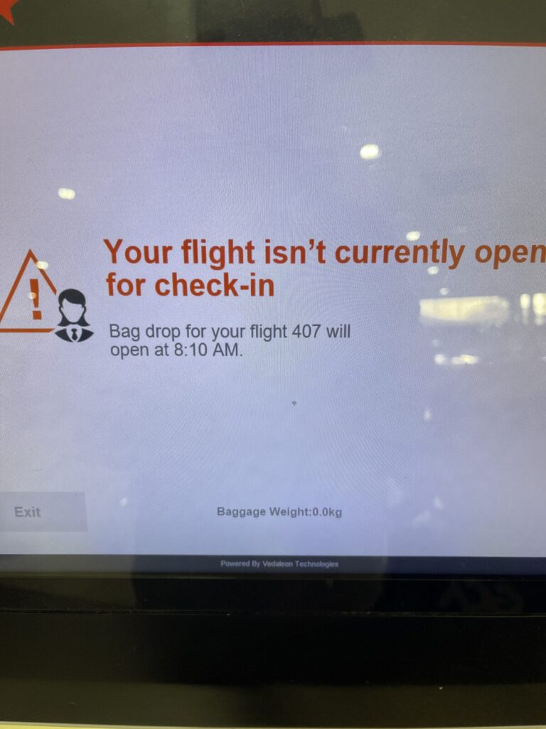 受託手荷物の機械
