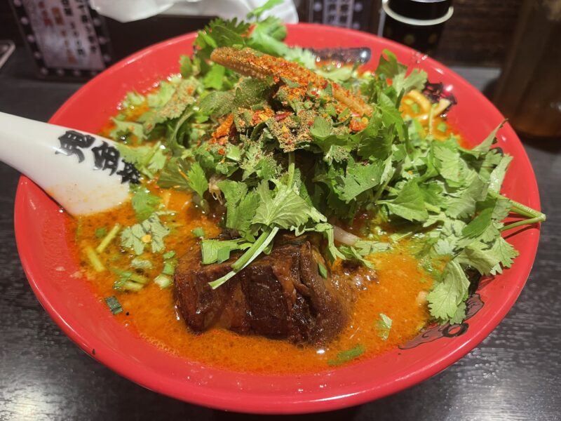 パクチーカラシビ味噌らー麺
